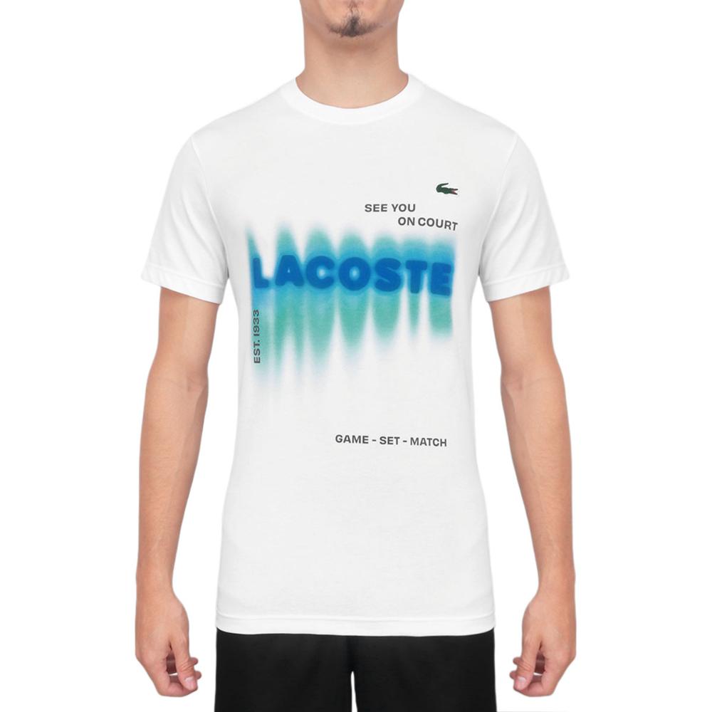 Miniatura Camiseta Lacoste Tennis X Daniil Medvedev Creme G