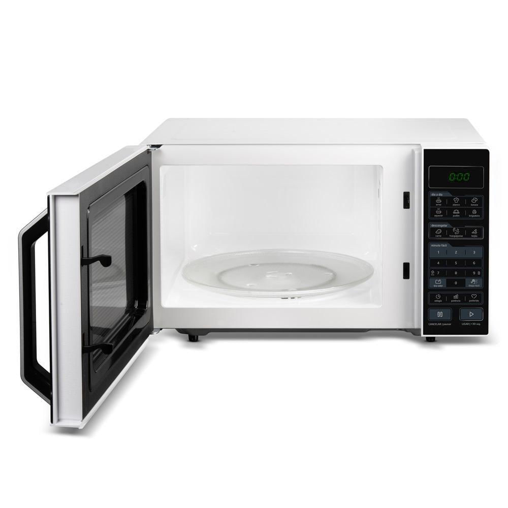 Miniatura Forno Micro-ondas Midea 27L 800W Branco e Preto MXSA27P1 - 110V