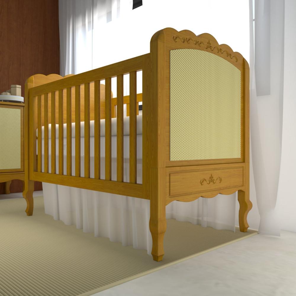 Miniatura Berço Versailles Plus Timber Mel