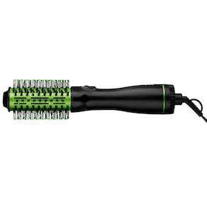 Miniatura Escova Secadora Taiff Easy Oval 1200W com Cerdas de Nylon - Verde 110V