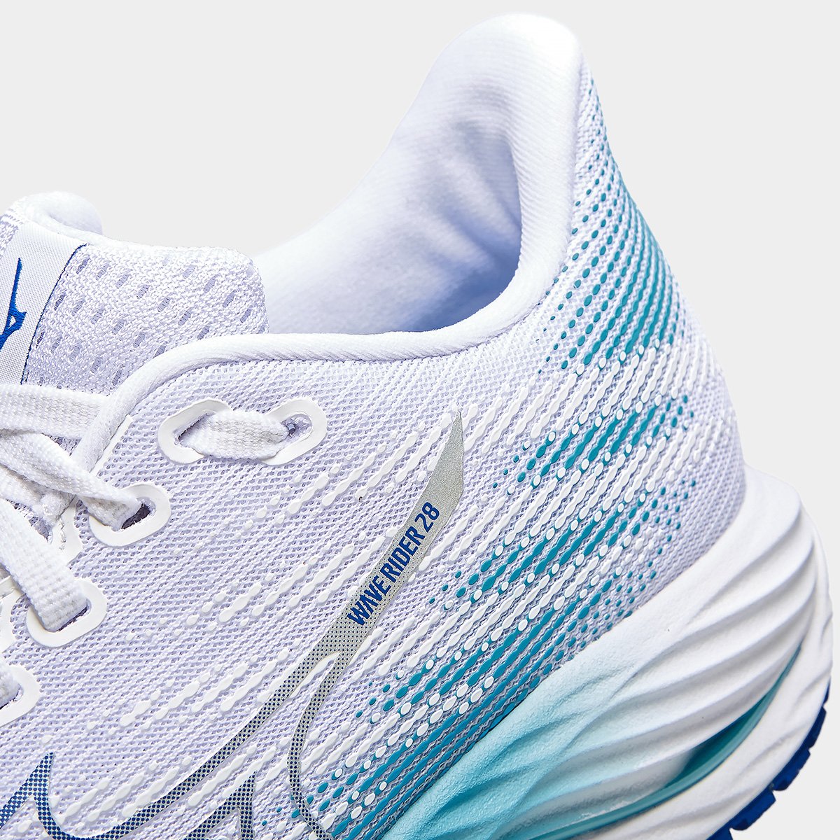 Tênis Mizuno Wave Rider 28 Feminino Branco+Azul - 34