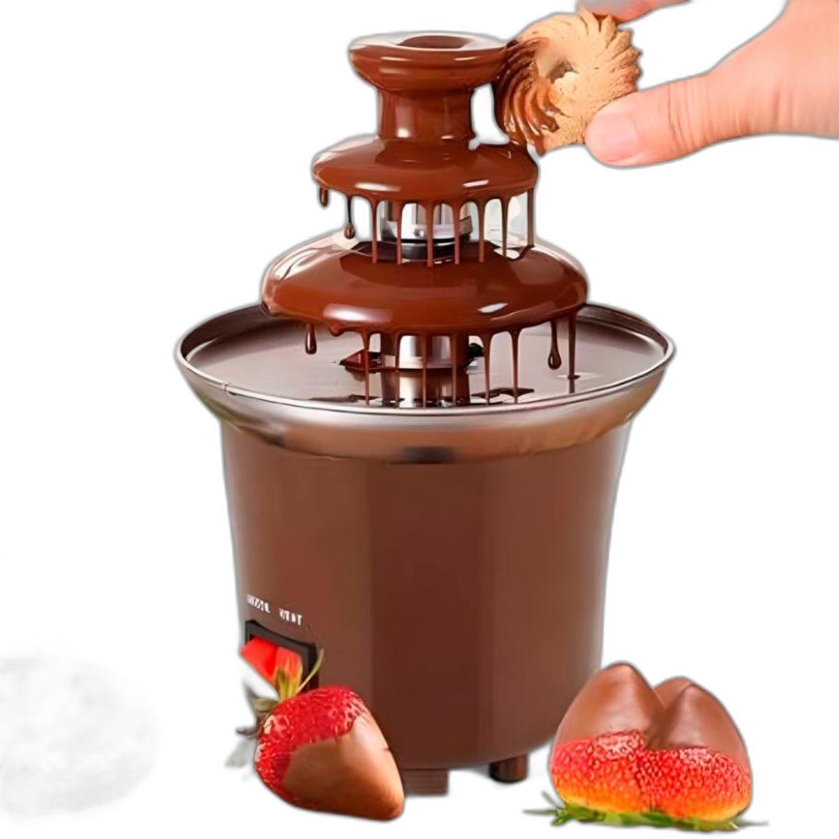 Miniatura Torre Chocolate Cascata Gourmet Ideal Bancada E Fondue 110V