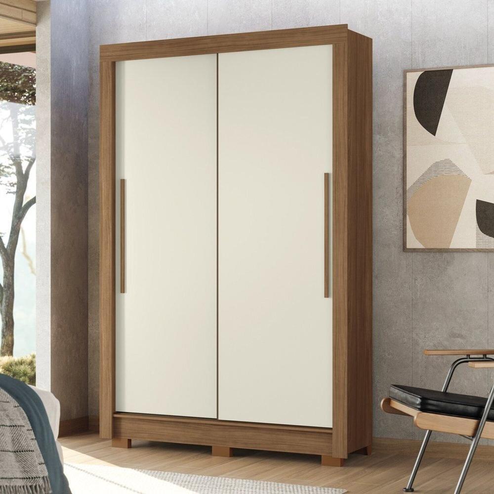 Miniatura Guarda-roupa 2 Portas Correr 2 Gavetas Lapa Jabotá/Areia