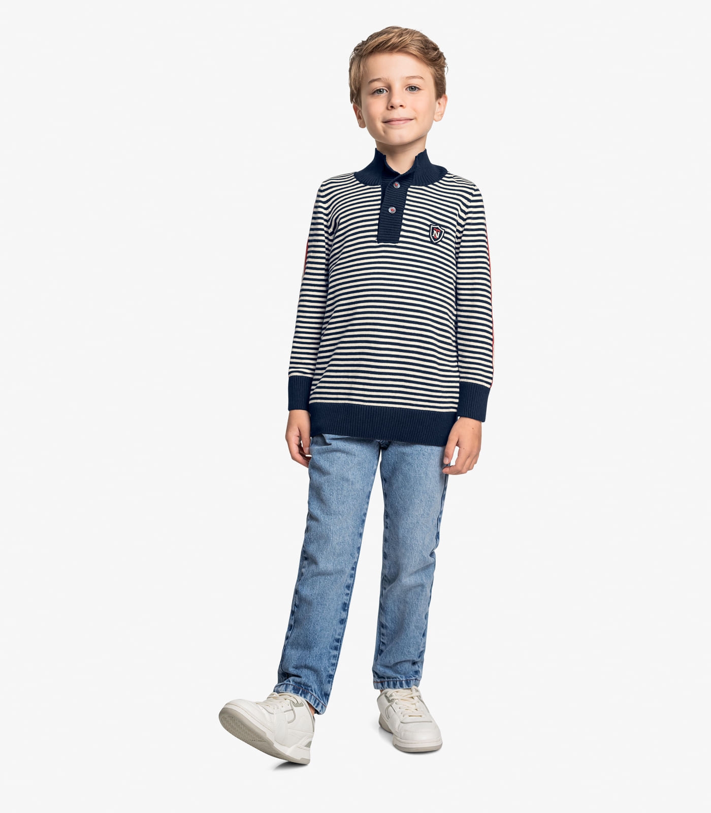 Calça Jeans Infantil Masculina Trick Nick Azul 10