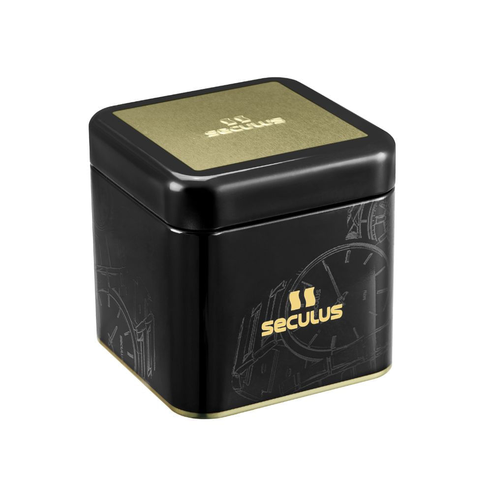 Miniatura Relógio Automático Masculino Bicolor Aço Jubilee