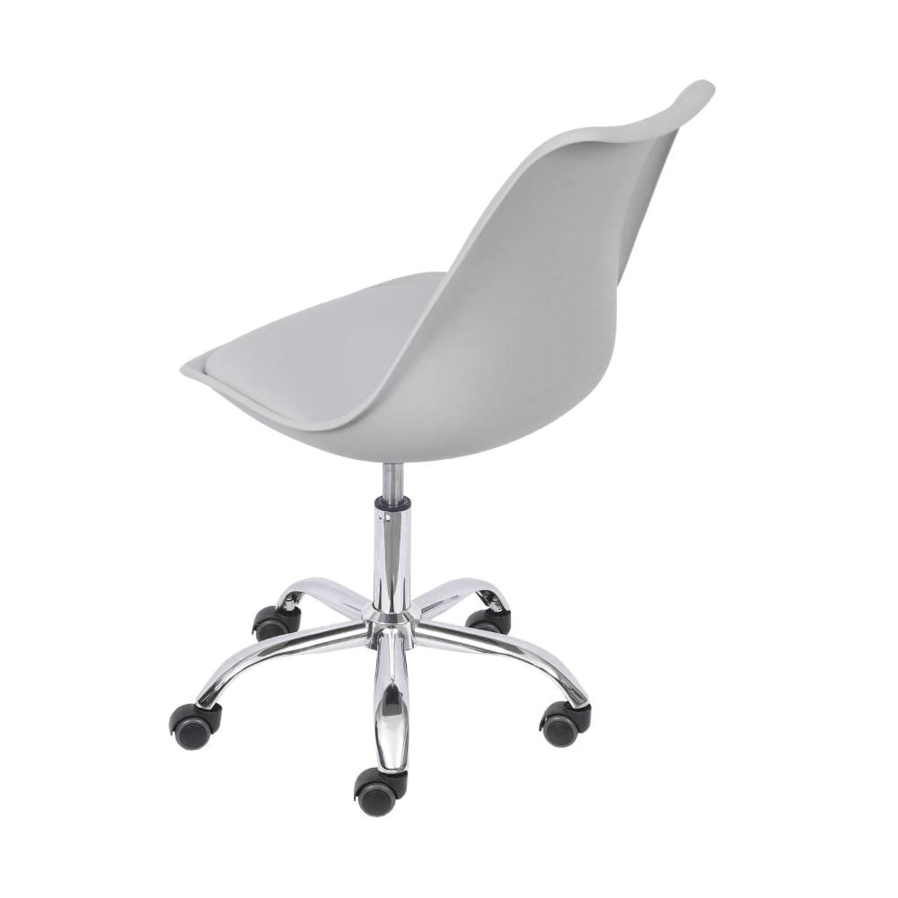 Miniatura Cadeira para Escritório com Base Rodizio Joly OR Design Cinza