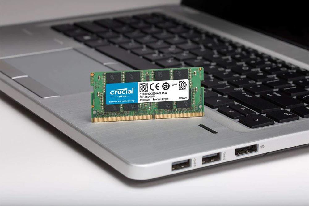 Miniatura Memória Crucial 16GB DDR4 2666 SODIMM - Melhore seu Notebook