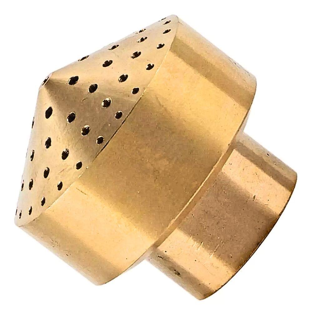 Miniatura Bico Para Fontes Chafarizes E Lagos Efeito Chuva Com Entrada Rosca De 1/4"