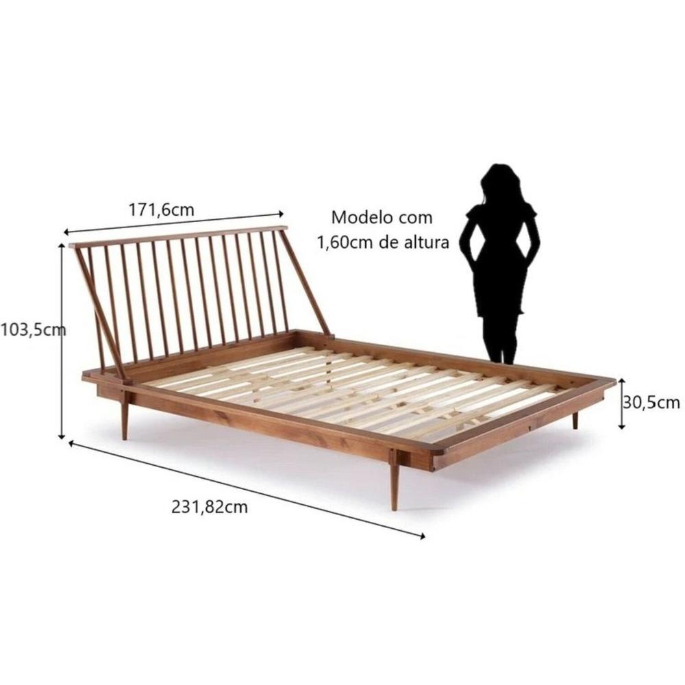 Cama de Casal Queen Lunna Made… | Shopping do Inter