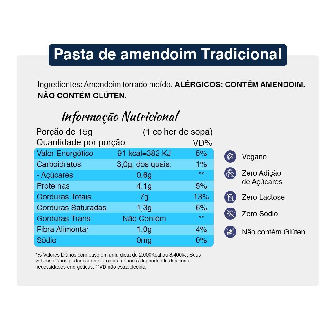 Miniatura Pasta De Amendoim 500G - Power One