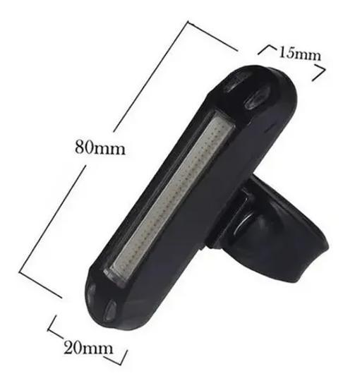 Sinalizador Bike Bicicleta Usb Recarregável