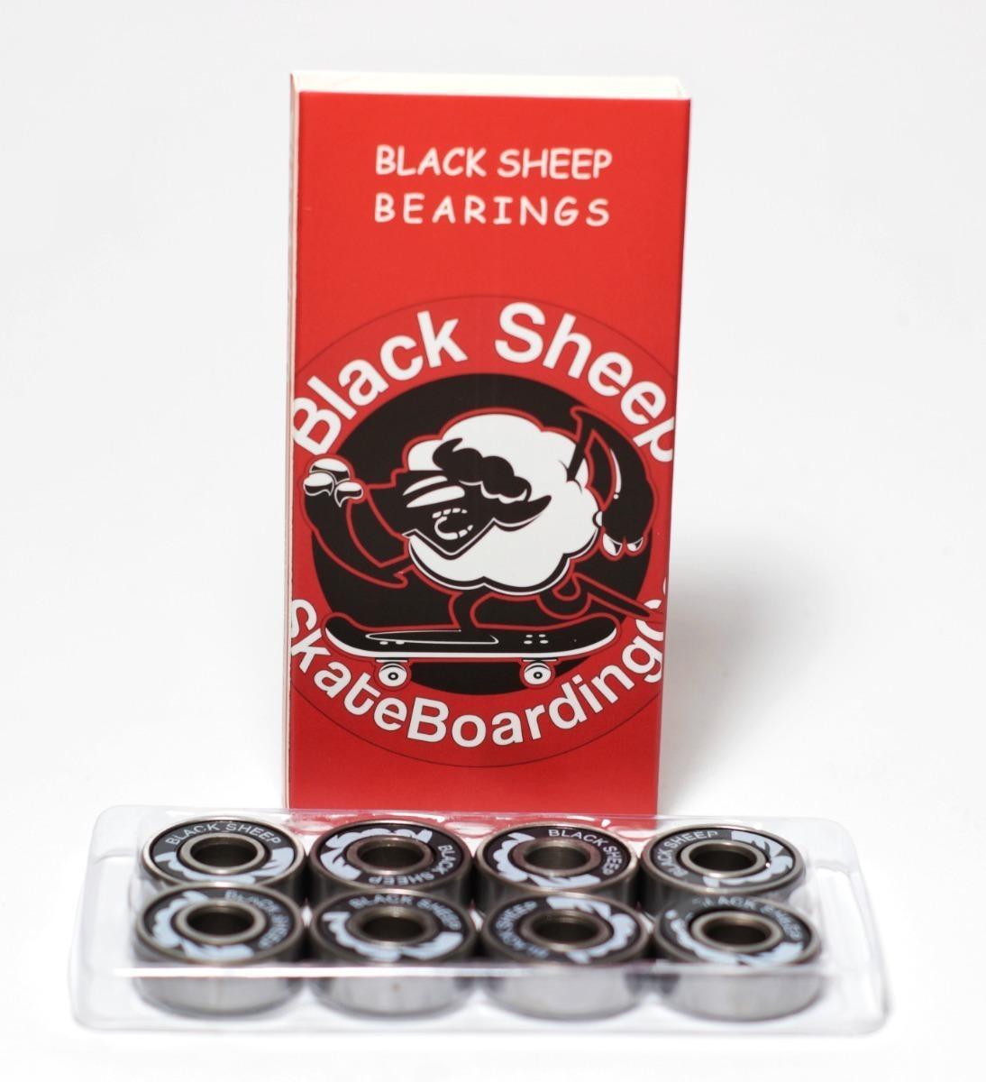 Miniatura Rodinha Skate + Rolamento Black Sheep Original Grátis