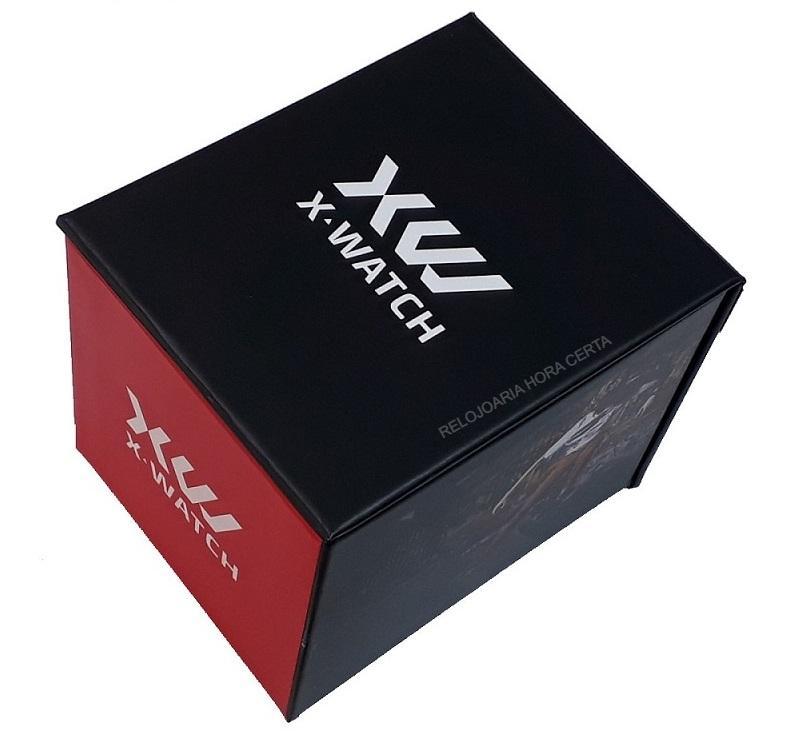 Miniatura Relogio X-Watch Digital Masculino Quadrado Xgppd092W Pxdx