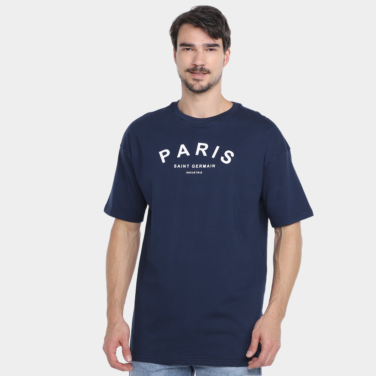 Miniatura Camiseta Industrie Paris Masculina Marinho - G