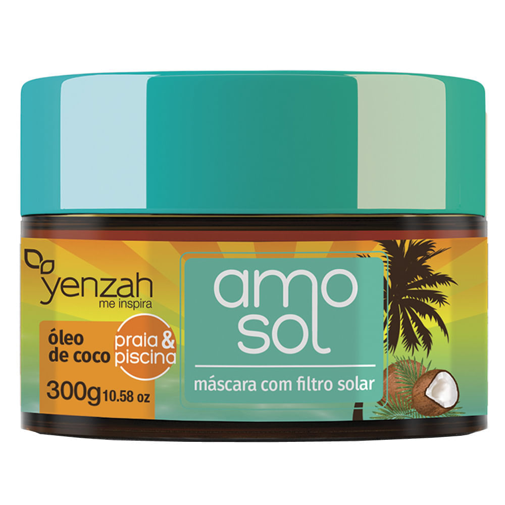 Miniatura Yenzah Amo Sol, Praia e Piscina - Máscara Ultra Hidratante 300g