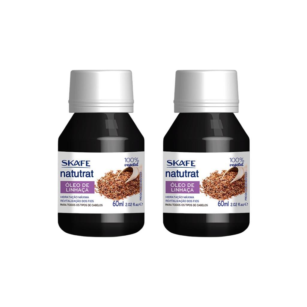 Miniatura Oleo Capilar Skafe Natutrat Linhaca 60Ml-Kit C/2Un