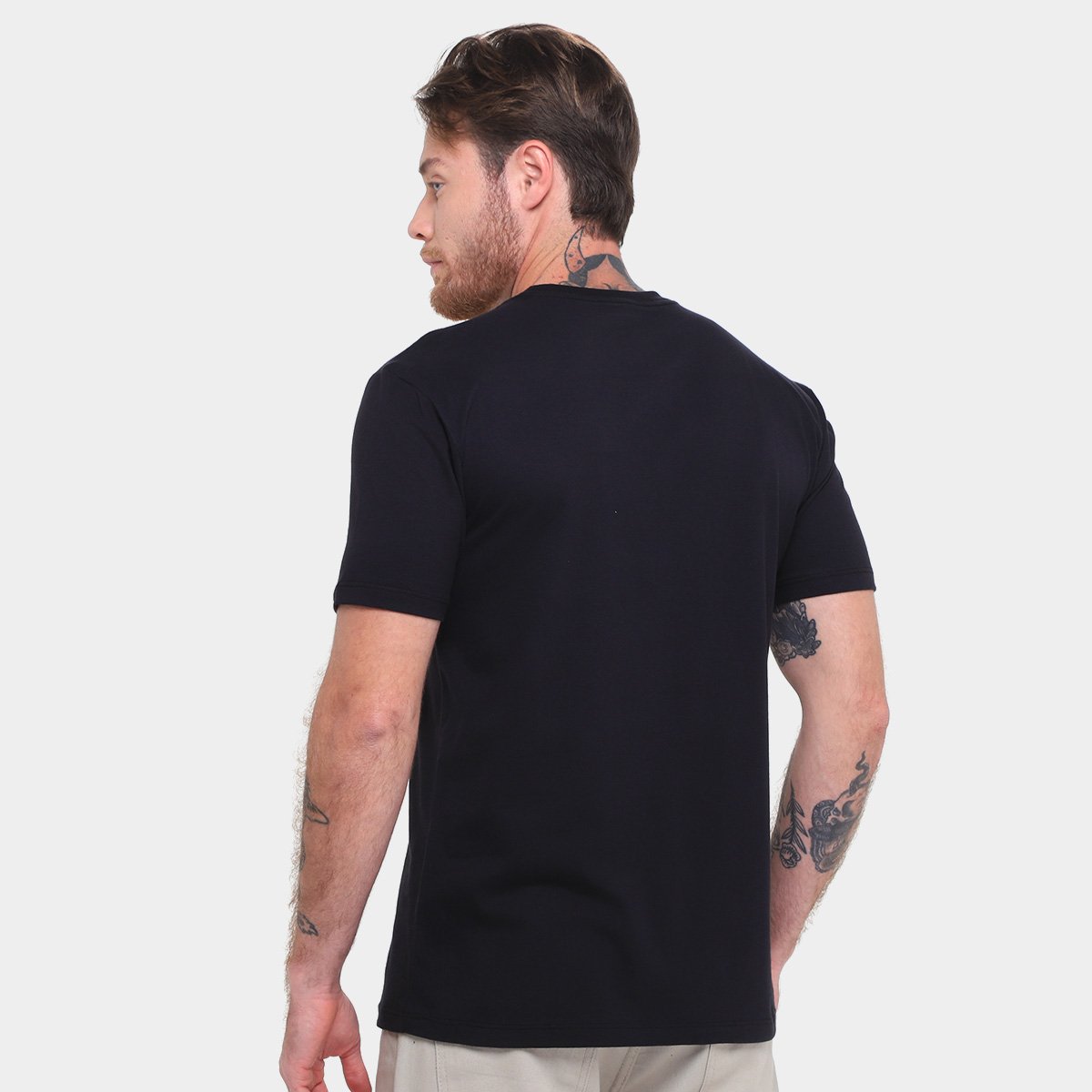 Miniatura Camiseta Nicoboco Slim Fit Panteao Masculina Preto - G