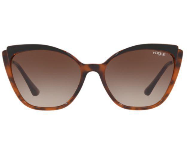 Miniatura Óculos Sol Vogue Vo5266S W65613 57 Marrom Havana Brilho