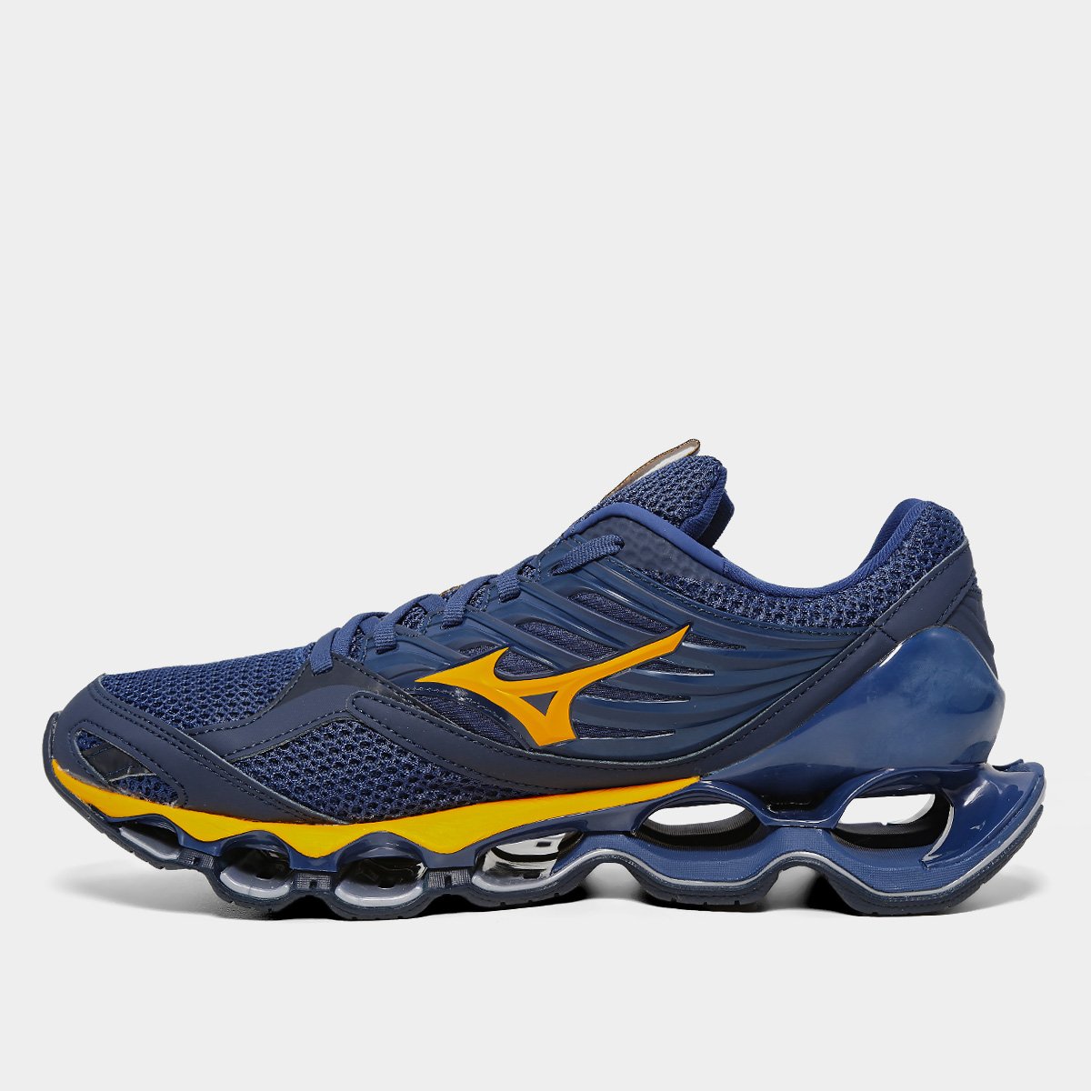 Tênis Mizuno Wave Prophecy 13-S Masculino Marinho+Azul - 39