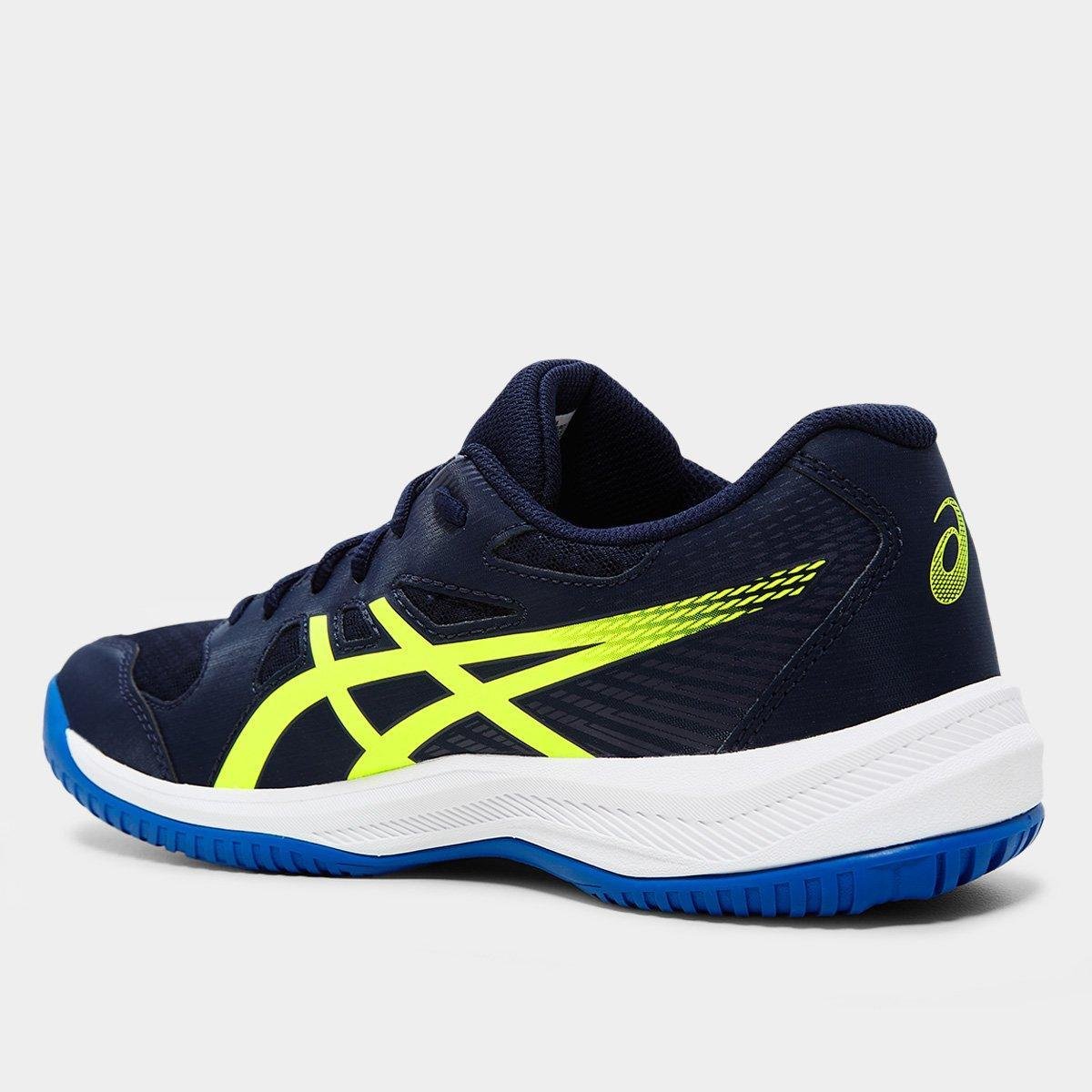 Miniatura Tênis Asics Upcourt 6 Masculino Azul+amarelo - 38