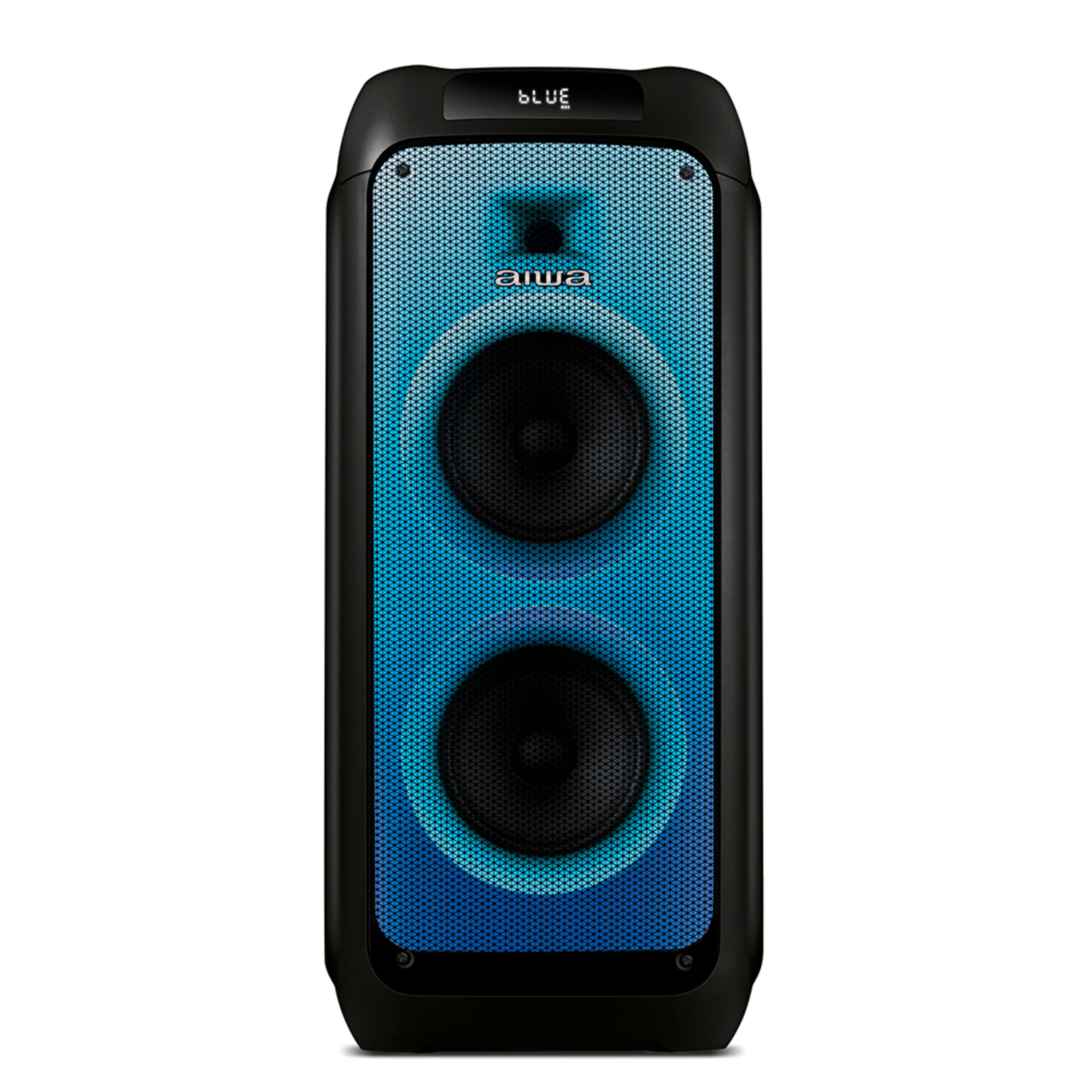 Miniatura Caixa de Som PartyBox AIWA PB-05 Bluetooth 20H RGB USB TWS Preto BIV