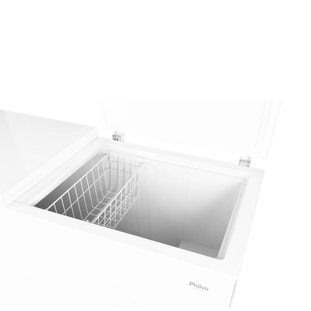 Miniatura Freezer E Refrigerador Philco PFH515B 492L Horizontal Branco 220V