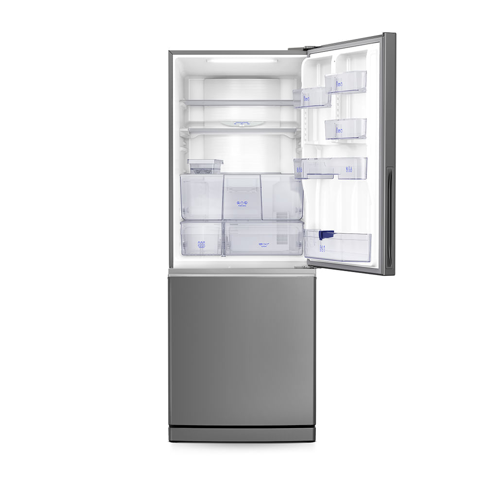 Geladeira Panasonic BB64 Aço Escovado Inverse Frost Free 460L Inverter A+++ - NR-BB64PV1X 110v