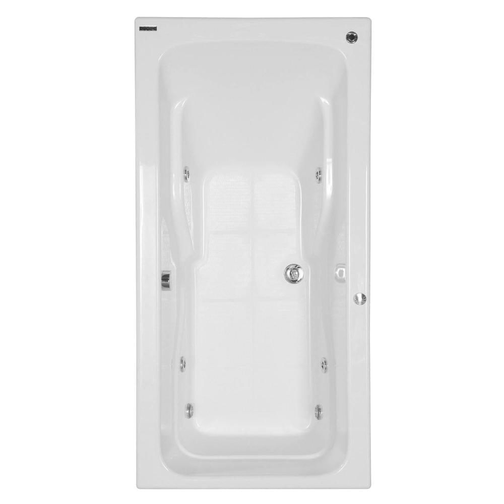 Miniatura Banheira Hidromassagem Astra Box Nuova Super Luxo 170cmx85cmx45cm - 04 Jatos Gel Coat P1 Sem Aquecedor 220V