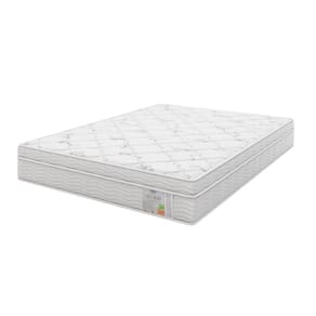 Miniatura Colchão Casal Ortopédico Ortobom Villagio 24x138x188 cm - Branco