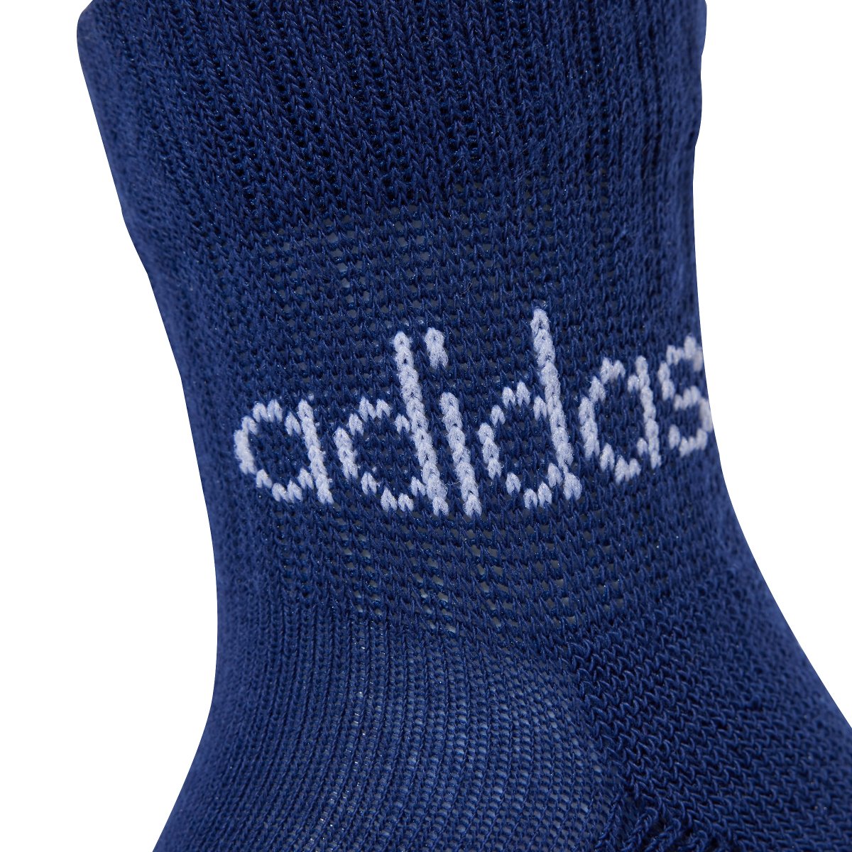Miniatura Kit Meia Infantil Adidas Cano Médio Com 5 Pares Azul - 23/25