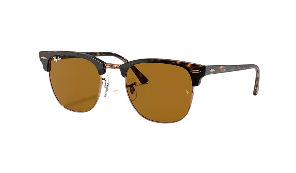Miniatura Óculos De Sol Ray-Ban Clubmaster Rb3016 1309/33 51 Havana