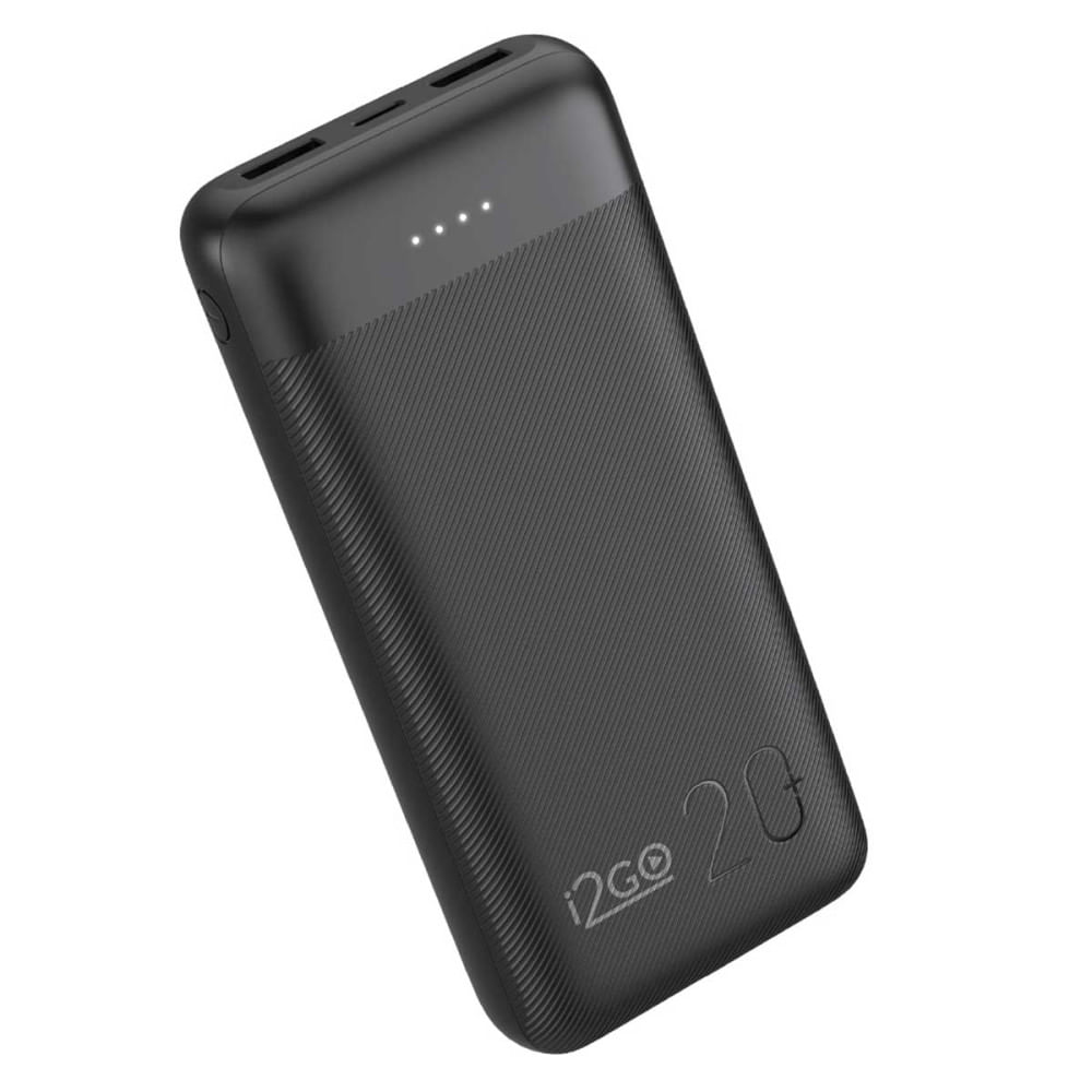 Carregador Portátil Power Bank 20000 mAh 12 W Smart Charge i2GO