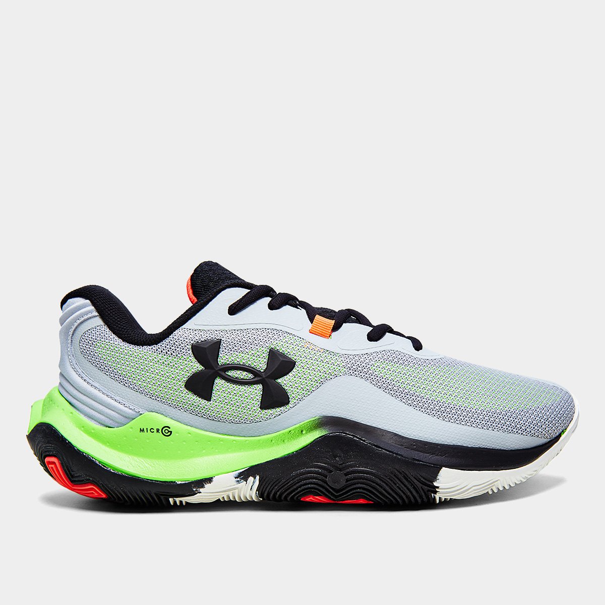 Miniatura Tênis Under Armour Buzzer 2 Masculino Cinza+Preto - 39