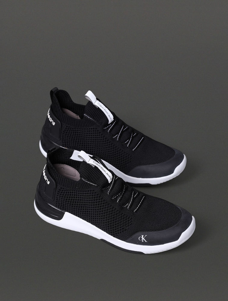 Miniatura Tênis Feminino Air Knitting Calvin Klein Jeans - Preto Tênis Feminino Air Knitting Calvin Klein Jeans Preto 34