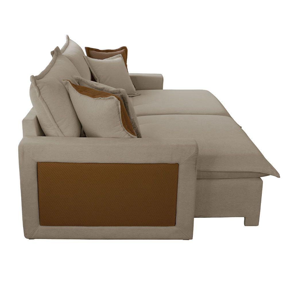 Sofá Dallas Veludo Dois Módulos De 120cm B15 Meu Sofá Online B002 Veludo Capuccino