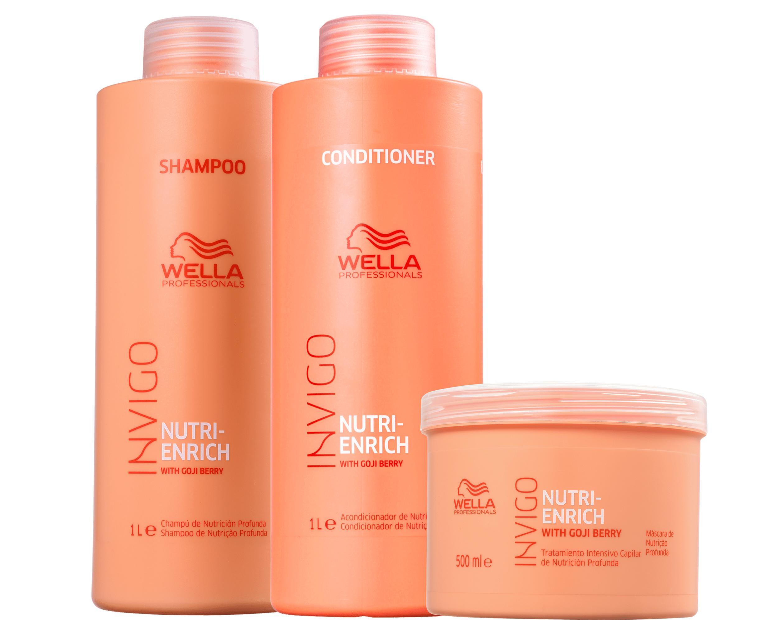Miniatura Kit Enrich Shampoo, Condicionador E Máscara - Wella