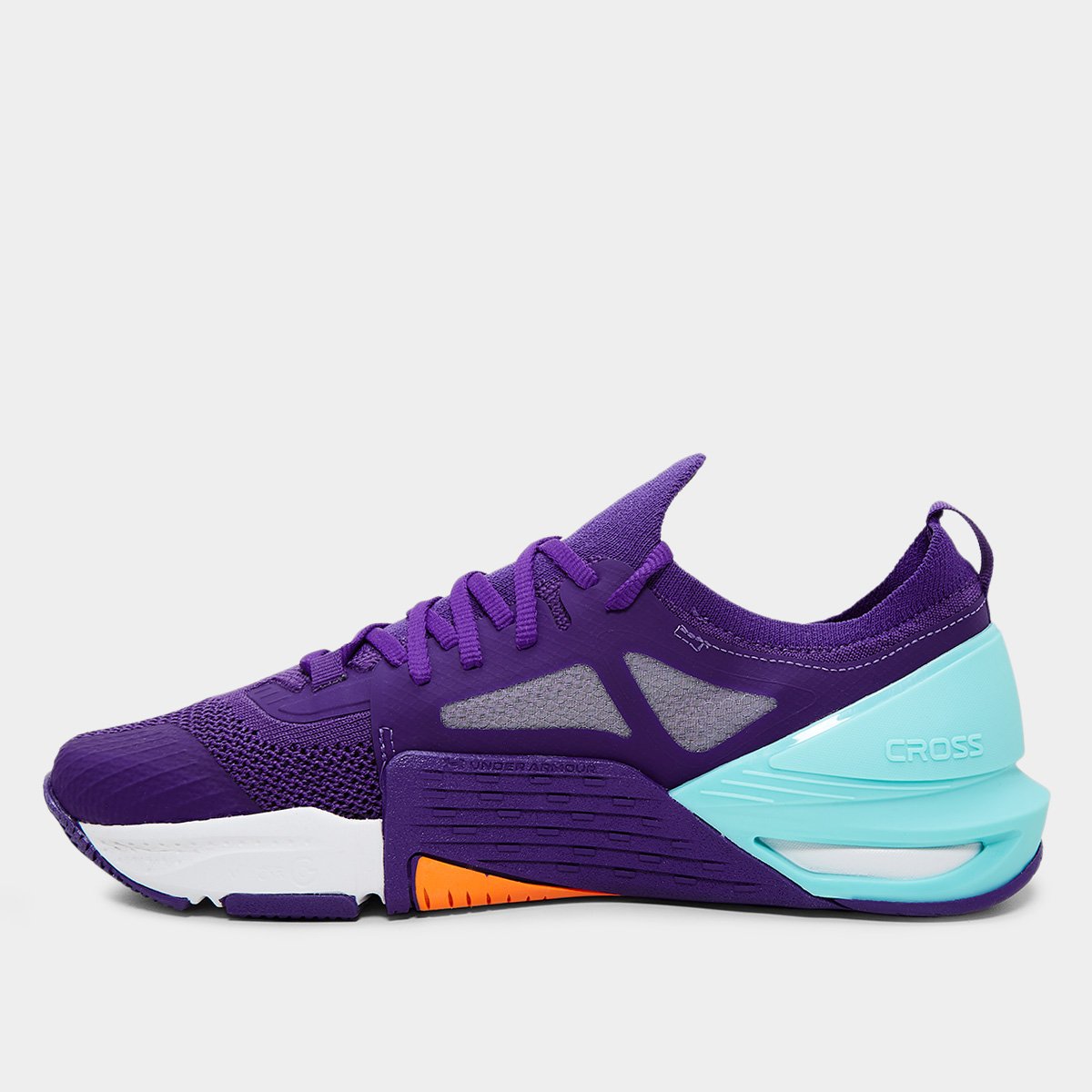 Tênis Under Armour Tribase Cross 2 Masculino Roxo+Azul - 40