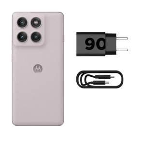 Smartphone Motorola Edge 60 Pro 5G Off White 512GB, 12GB RAM + 12GB Ram Boost, Tela 6.7" 120Hz, Câmera Sony LYTIA 700C 50MP e Dimensity 8350 Extreme