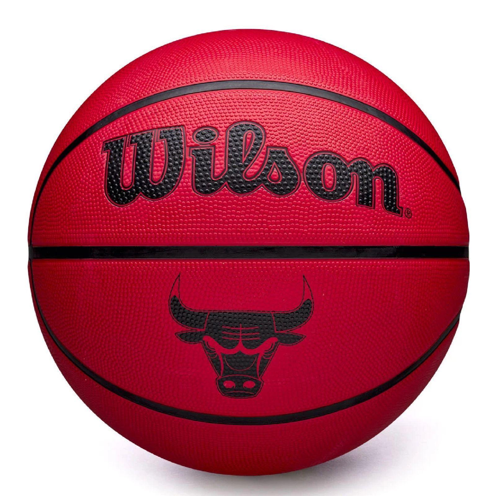 Miniatura Bola De Basquete Wilson Nba Team Tribute Solid Chicago Bulls