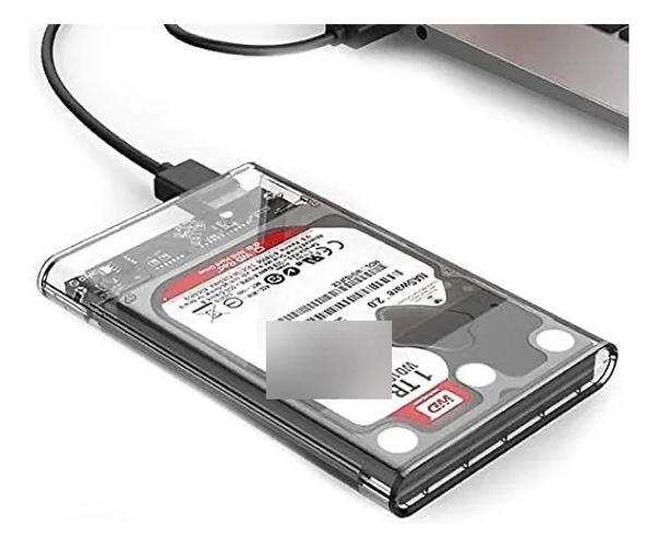 Case Hd Externo 2.5 Sata Usb 3.0 Transparente Rápido