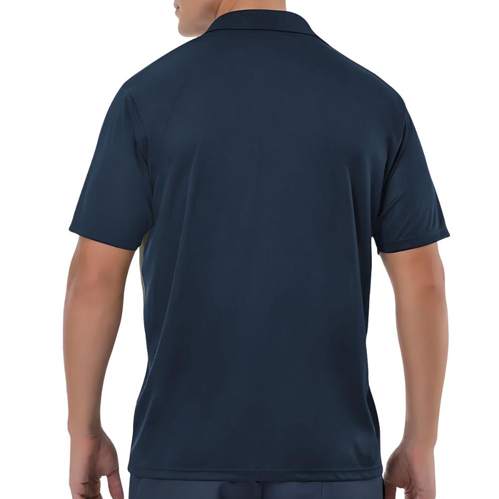Miniatura Camisa Polo Elite Marinho e Cinza P
