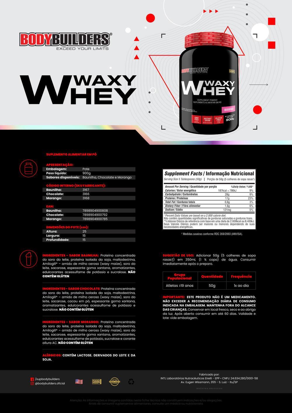 Miniatura Kit 2 Waxy Whey Protein 900G+ 2 Power Creatina 100G