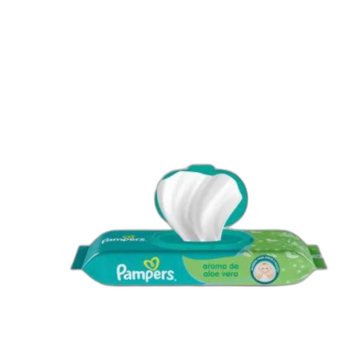 Miniatura Kit Pampers Baby Sabonete Liquido Lenços Umedecidos Bebê