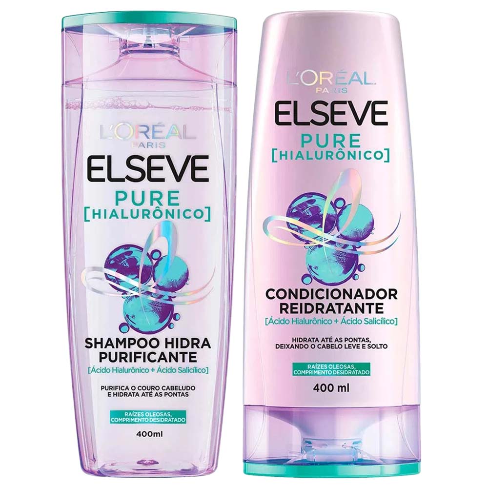 Miniatura Elseve Pure Hialurônico Kit – Shampoo + Condicionador Kit