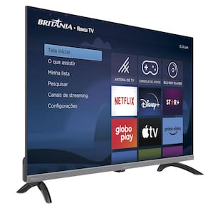 Miniatura Smart TV 32" HD Britânia B32KRA Roku TV Wi-Fi Dolby Audio
