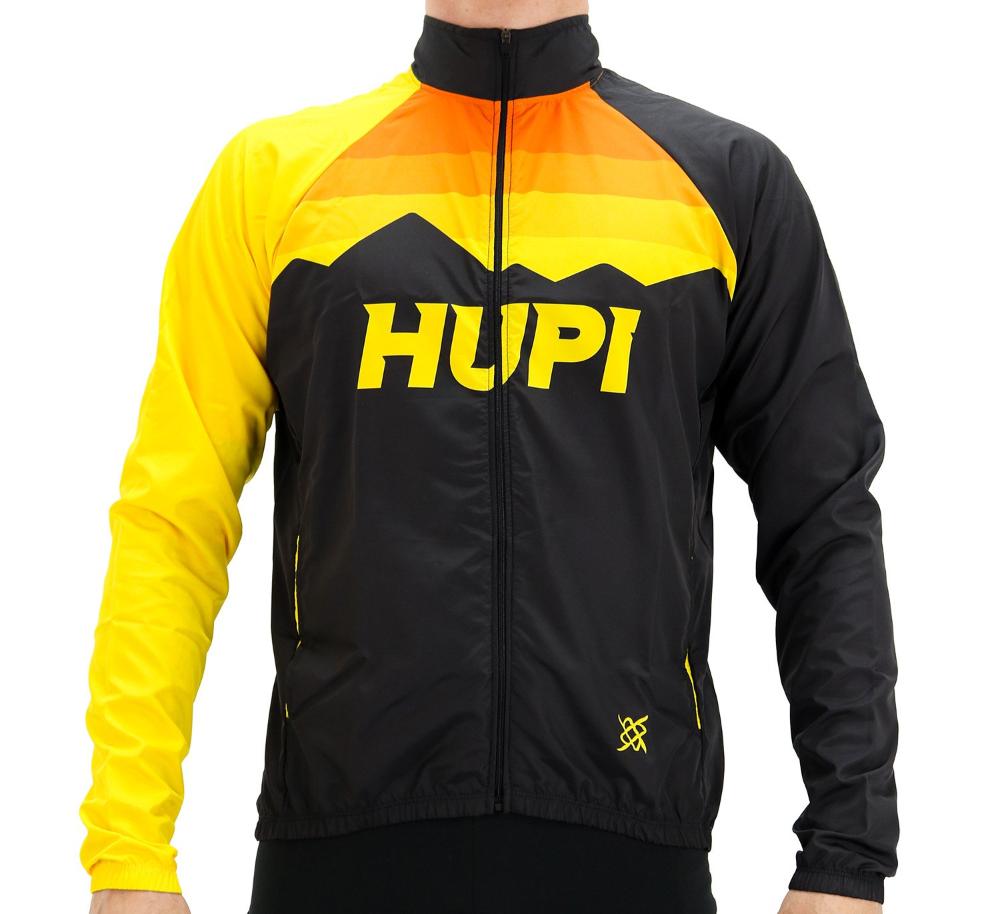 Miniatura Jaqueta Corta Vento HUPI Shadow PRETO/AMARELO - XG