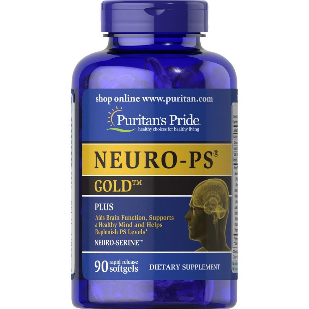 Miniatura Neuro Ps Gold Plus Fosfatidilserina 90 Caps Importado Usa