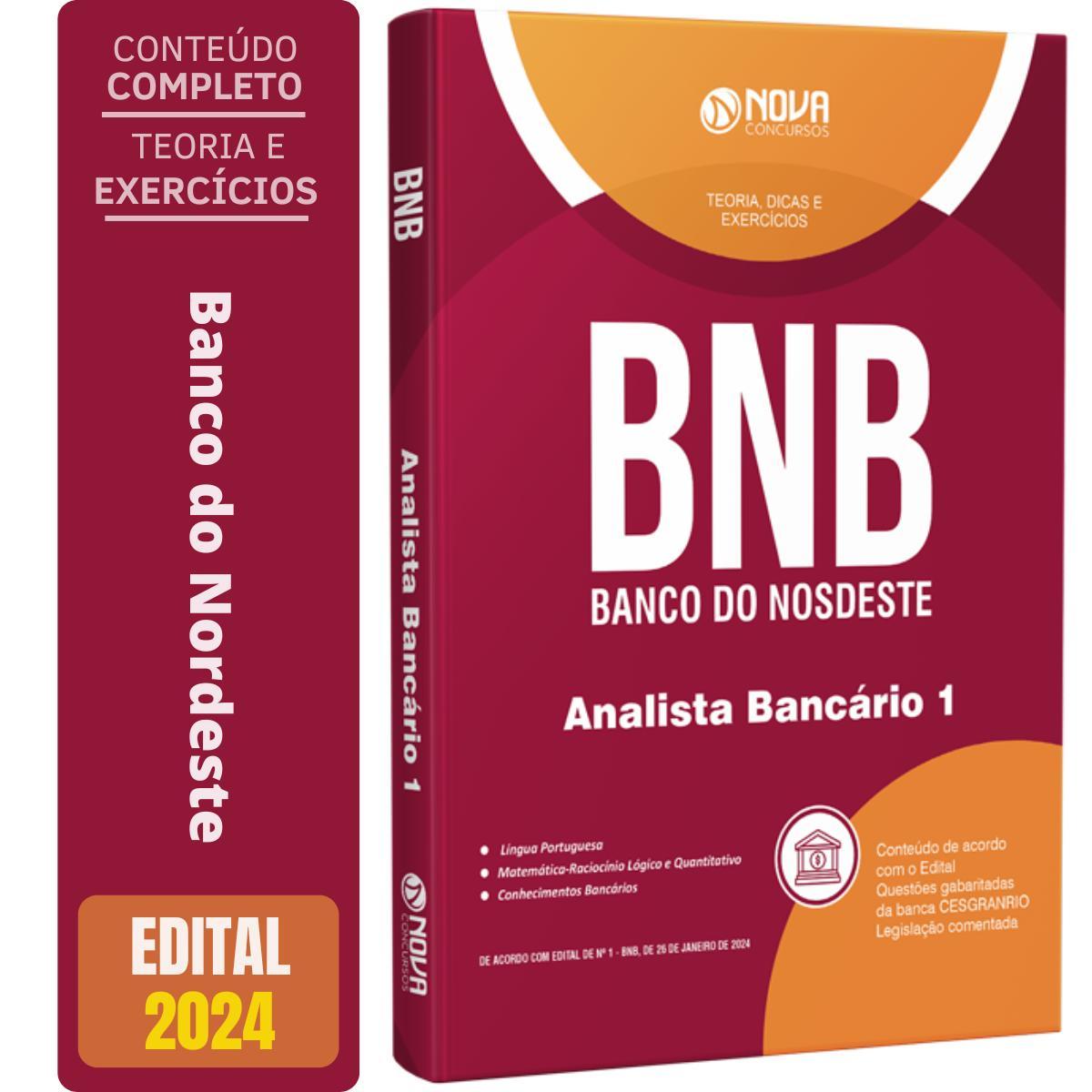 Miniatura Apostila Bnb - Banco Do Nordeste 2024 - Analista Bancário 1