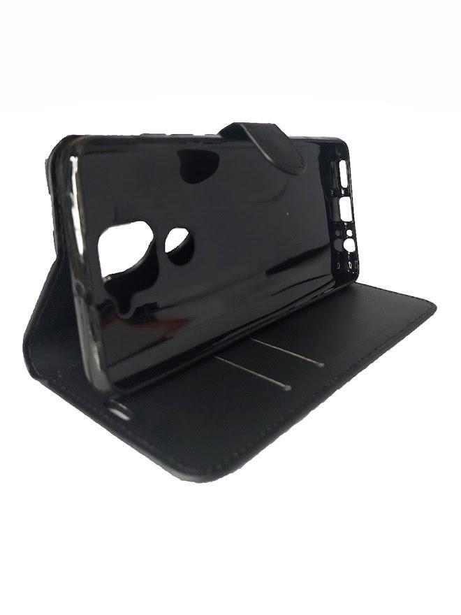 Miniatura Capa Carteira Para Xiaomi Note 9 - Capinha Cor: Preta