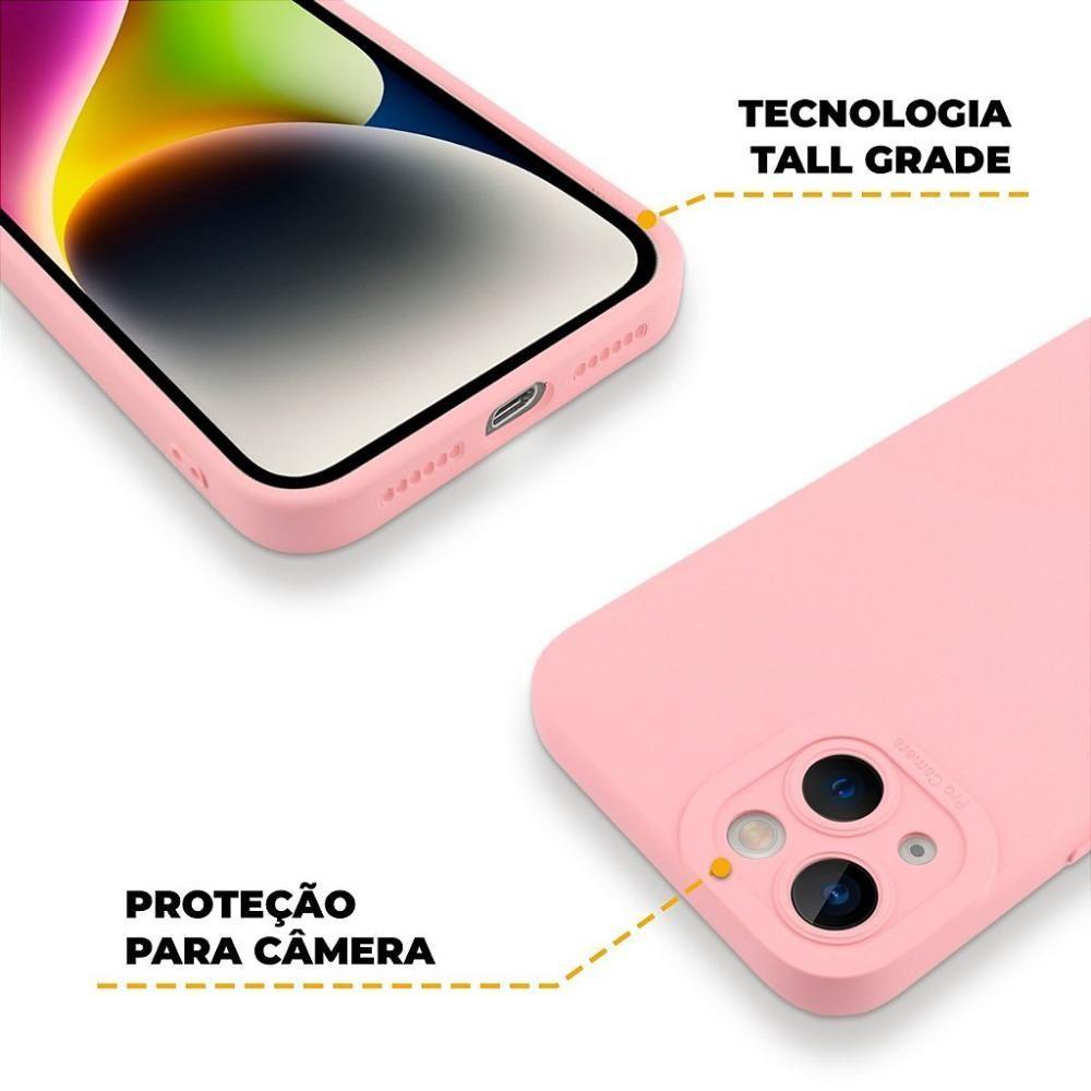 Capa Para Iphone 14 Plus - Rosa - Silicon Cloud - Gshield